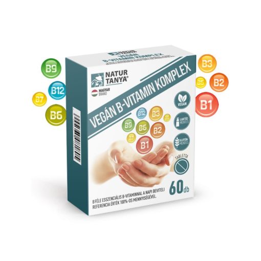 Natur Tanya Vegán B-vitamin komplex tabletta 60db