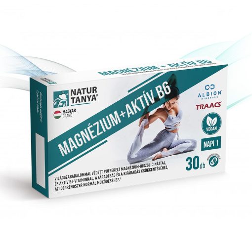 Natur Tanya Vegán Magnézium + Aktív B6 kapszula 30db