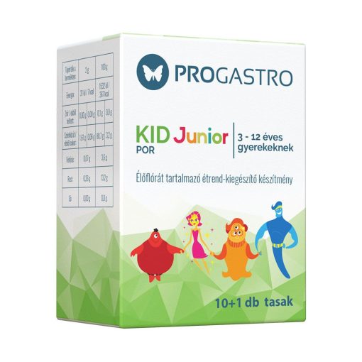 Progastro kid junior por 3-12 éves gyerekeknek 10+1db 11 db