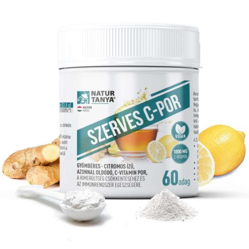 Natur Tanya Szerves C-vitamin por citromos 60 adag 114 g