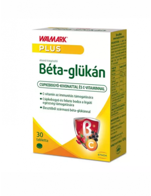 Walmark béta-glükán étrend-kiegészítő tabletta 30 db