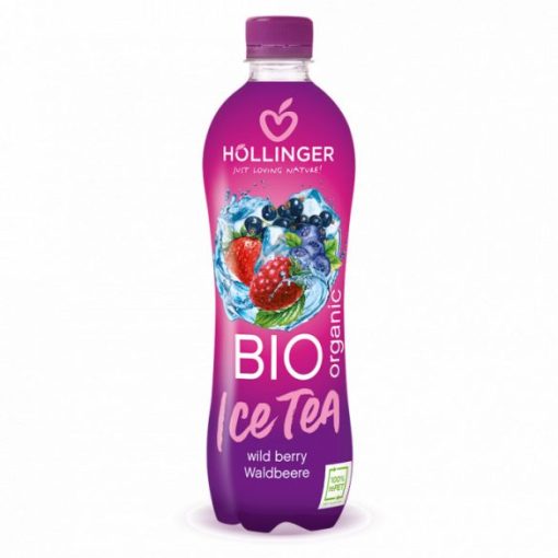 Höllinger bio ice tea erdei gyümölcsös 500 ml