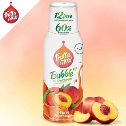 FruttaMax bubble12 őszibarack 500 ml