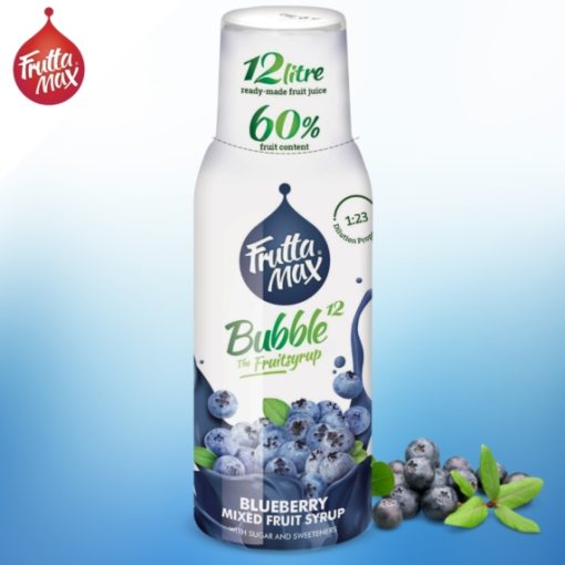 FruttaMax bubble12 áfonya 500 ml
