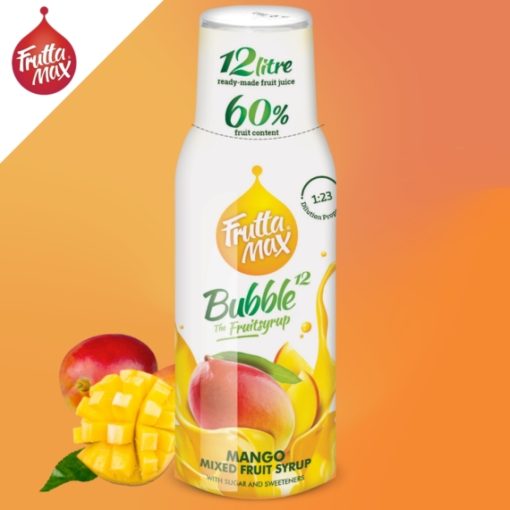 FruttaMax Bubble12 mangó gyümölcsszörp 500 ml