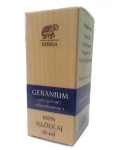 Kamala dobozos illóolaj geránium 10 ml