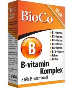 Bioco b-vitamin komplex tabletta 90 db