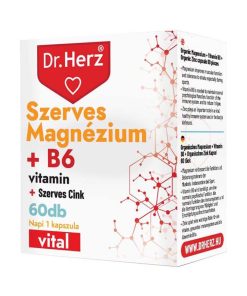 Dr.herz szerves magnézium+b6+szerves cink kapszula 60 db