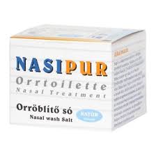 Nasipur orröblítő készülék+orröblítő só 30db 1 db