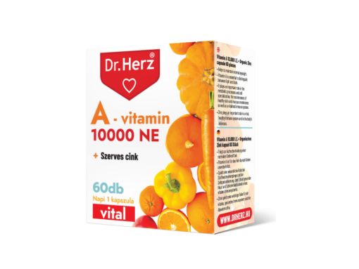 Dr.herz a-vitamin 10000NE+szerves cink kapszula 60 db