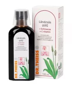 Dr. Theiss lándzsás útifű+echinacea+c-vit folyékony-étrendkiegészítő 100 ml