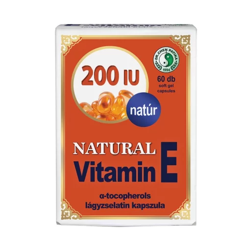 Dr. chen natural vitamin e 200 kapszula 60 db