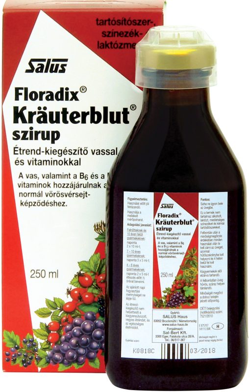 Salus Floradix Kräuterblut® szirup 500 ml