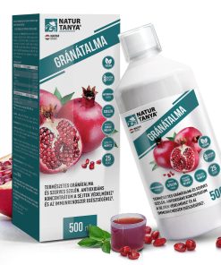 Natur Tanya 100%-os Gránátalma magolaj és húslé, szerves szelénnel - Antioxidáns koncentrátum 500 ml