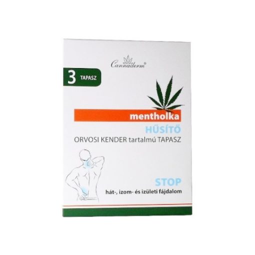Cannaderm Mentholka hűsítő tapasz 3x