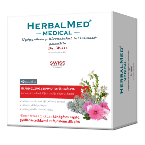 Herbalmed Medical pasztilla 40x