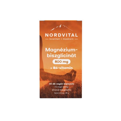 Nordvital Magnézium-biszglicinát 30 db kapszula