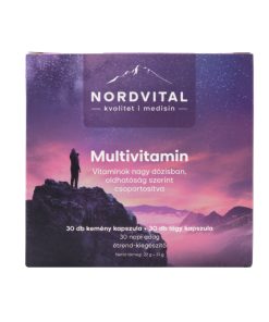 Nordvital Multivitamin 30+30 db kapszula