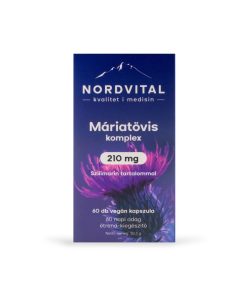 Nordvital Máriatövis komplex 210 mg 60 db kapszula