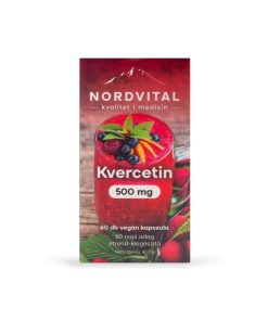 Nordvital Kvercetin 500 mg 60db vegán kapszula