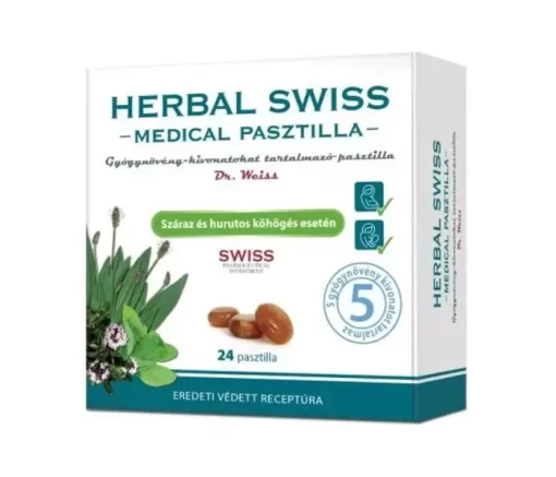 Herbal Swiss Medical pasztilla 24x
