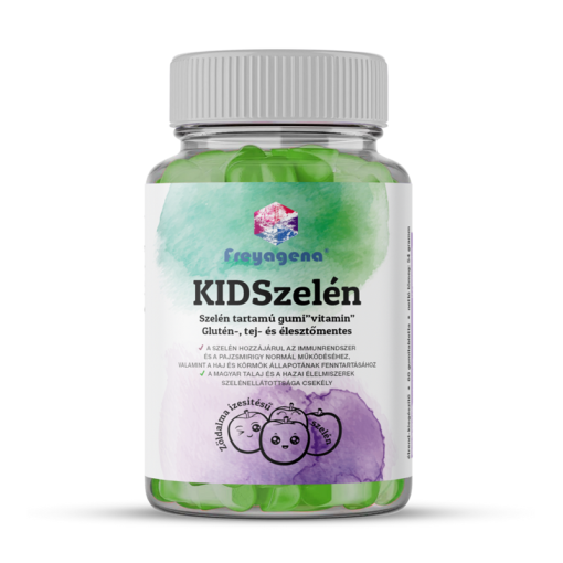 Freyagena KIDSzelén – Szelén tartamú gumi”vitamin”, zöldalma 60 db