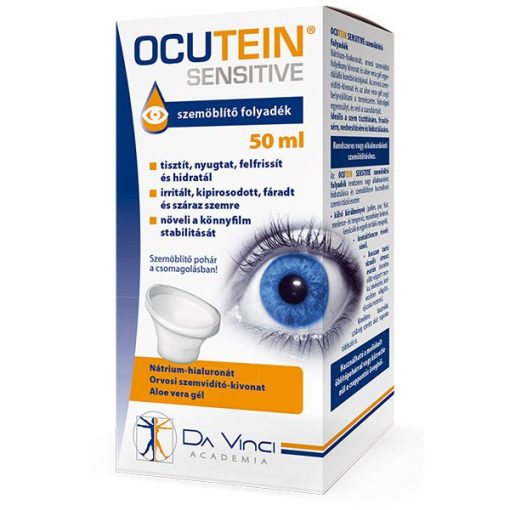Ocutein Sensitive szemöblítő folyadék
50ml